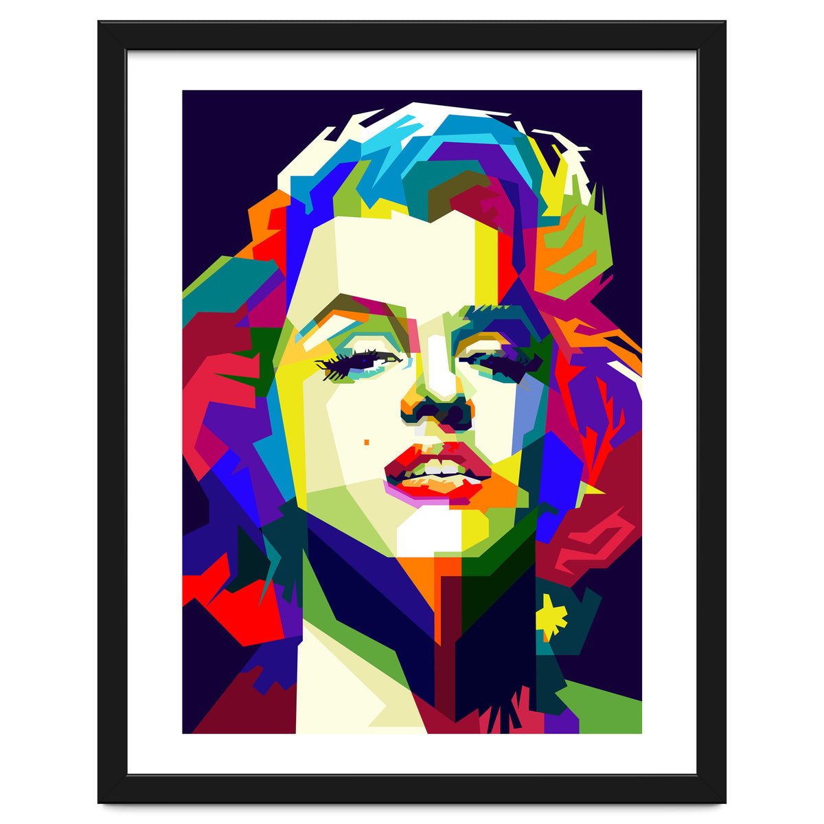 Marilyn Monroe Hollywood Icon Pop Art WPAP