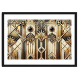 Art Deco Gold Geometric Pattern thumbnail