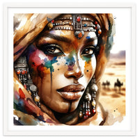 Desert Jewels Tuareg Woman Portrait
