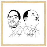 Martin Luther King Jr and Malcolm X thumbnail