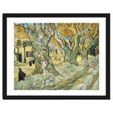 VINCENT VAN GOGH: The Road Menders. Date/Period: 1889. Painting. Oil on canvas. thumbnail