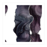 Black & Silver Glitter Agate Texture 06  (Print Only) thumbnail
