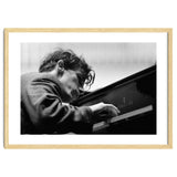 Pianist Glenn Gould with the Berlin  Philharmonic Orchestra under Herbert von Karajan. Berlin,1957. thumbnail