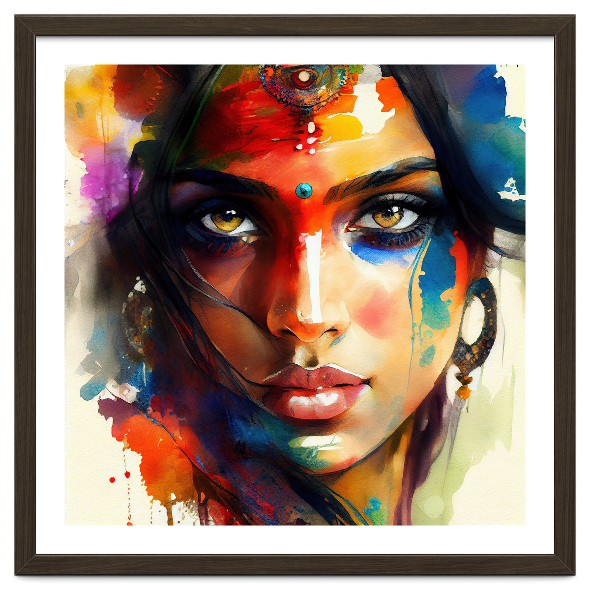 Radiant Bindi Hindu Portrait