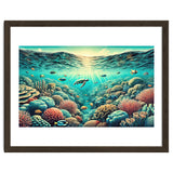 Vintage Australia, Great Barrier Reef Poster thumbnail