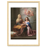 Bartolomé Esteban Murillo / 'Saint Anne with the Virgin', ca.  1655, Spanish School. VIRGIN MARY. thumbnail