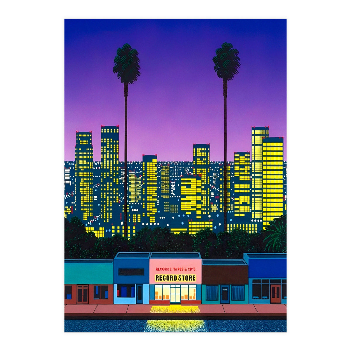 Hiroshi Nagai - City Pop At Night (Print Only)