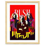 Rush Progressive Rock Pop Art WPAP thumbnail