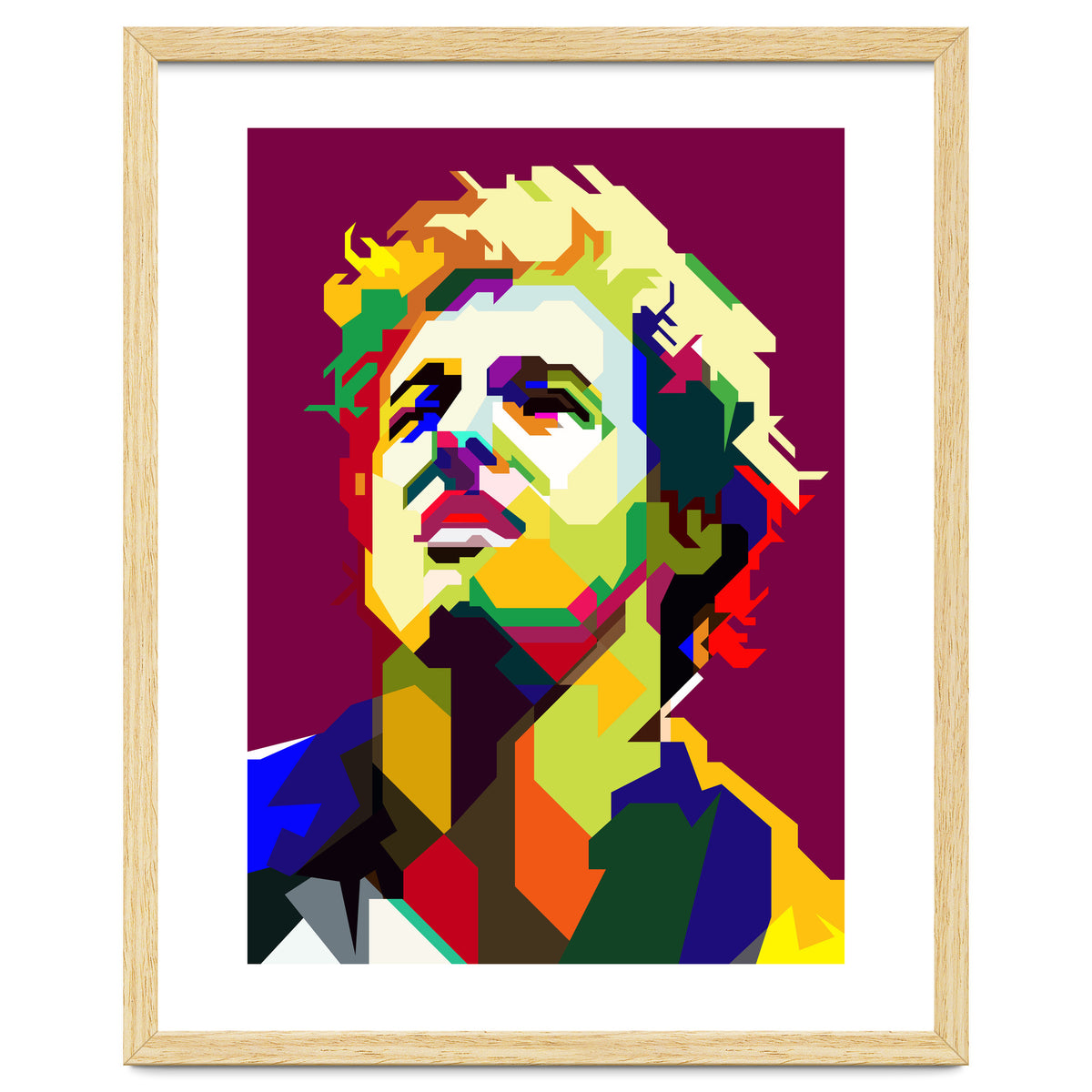 Bruce Springsteen Pop Art WPAP