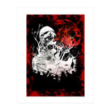 Viking Grinning Skull (Print Only) thumbnail