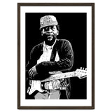 Willie King American Blues Musician in Grayscale thumbnail