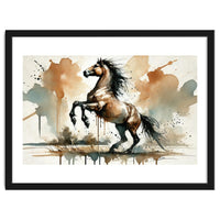 Fiery Horse Elegance