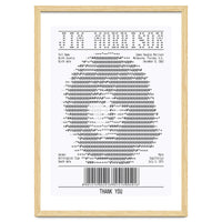 Receipt Art Jim Morrison