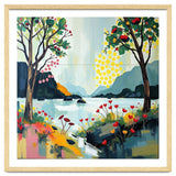 Serene Mountain Lake Landscape thumbnail