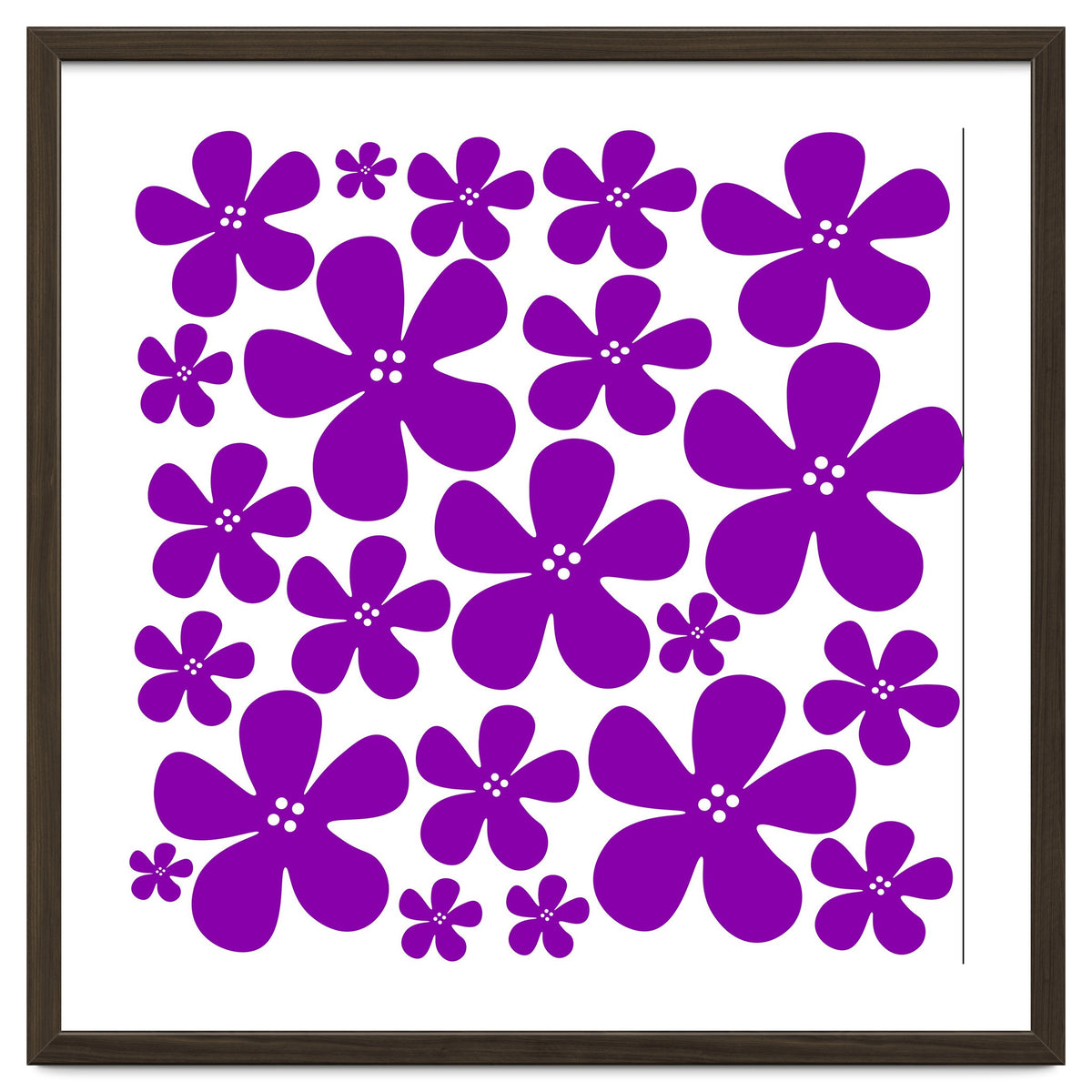 Purple Flowers Pattern