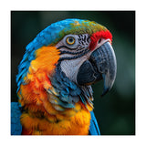 Close Up Of A Colorful Macaw Parrot (Print Only) thumbnail