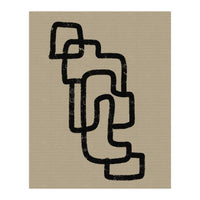 Black Minimalist Lines (Print Only)