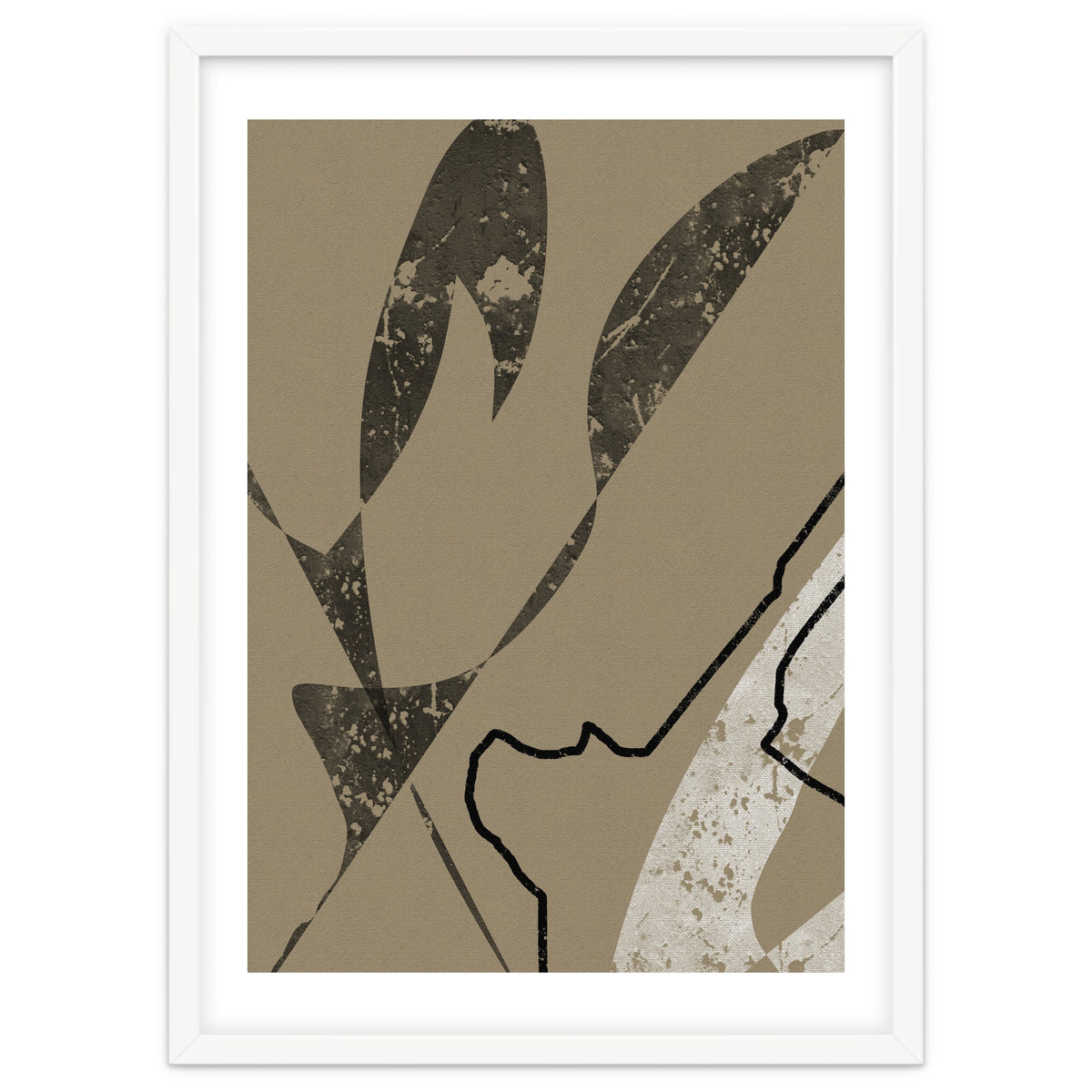 Black Line Minimalist Abstract