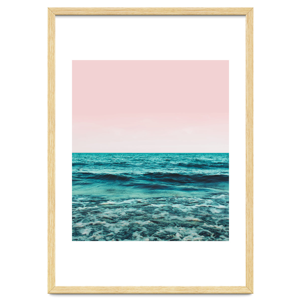 Ocean Love | Sea Beach Sand Waves Photography | Blush Nature Scenic Travel Island Digital