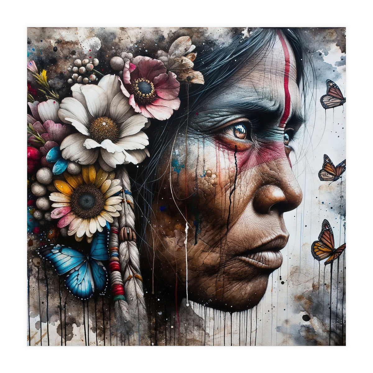 Weathered Bloom Profile (Print Only)