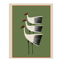 Striped Bird Trio I (Print Only)