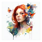Red Hair Butterfly Reverie (Print Only) thumbnail