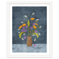 Moody Floral Vase