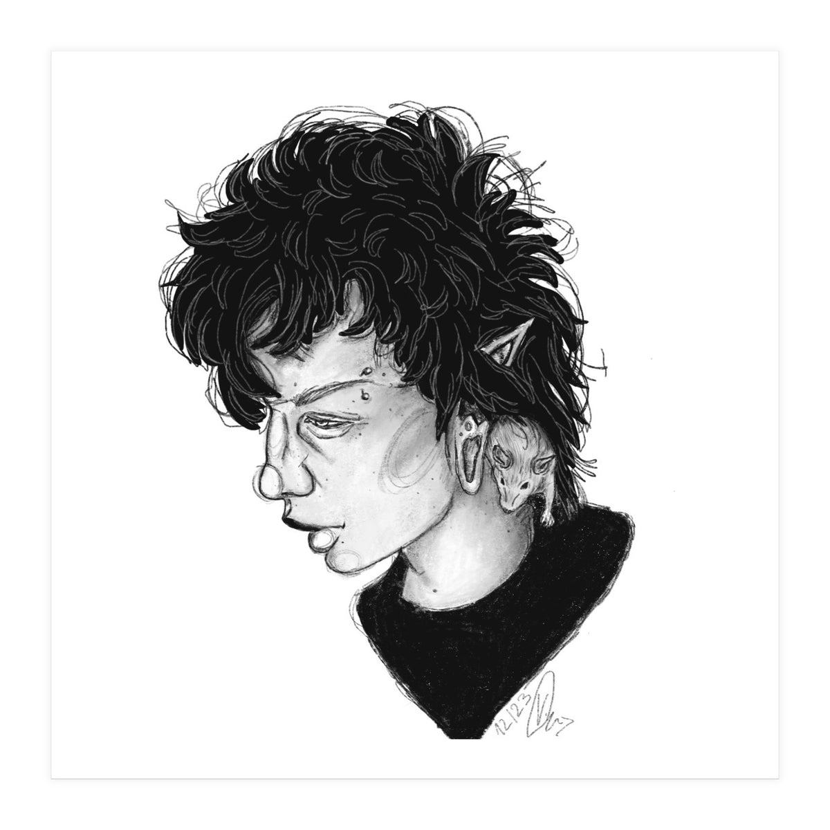 Ratte im Nacken (Print Only)