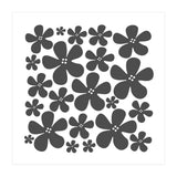Grey Flowers Pattern (Print Only) thumbnail
