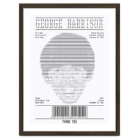 Receipt Art George Harrison