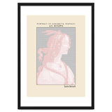 Portrait of Simonetta Vespucci as Nymph – Sandro Botticelli (ascii art) thumbnail