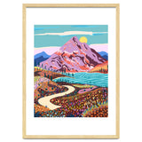 Alice In Wonder Valley, Nature Landscape Floral Positivity Meadow, Mountains Travel Pastel Bohemian Eclectic Spring, River Hope Vintage Good Vibes thumbnail