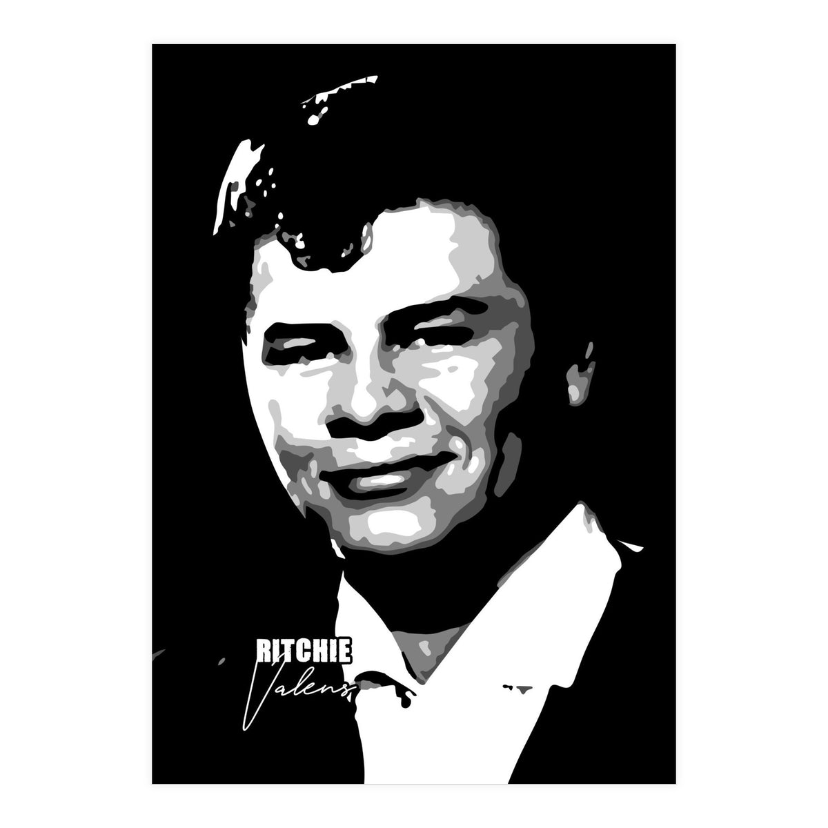Ritchie Valens American Rock Musician Legend (Print Only)