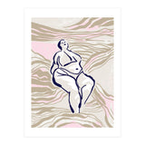 Follow the lines Serene woman in the water (Print Only) thumbnail