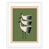 Striped Bird Trio I