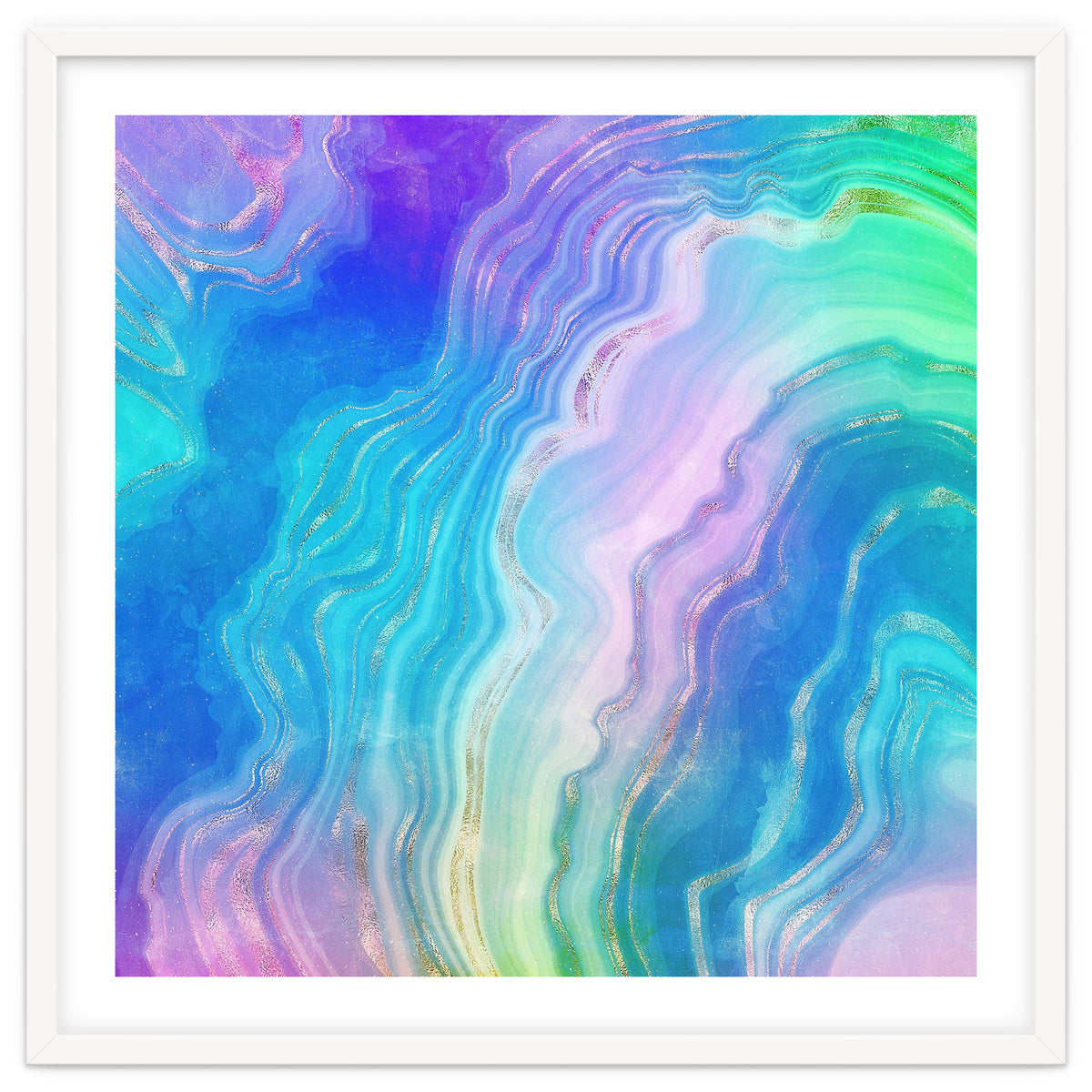 Neon Agate Texture 04