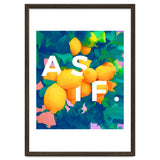 As If. | Typography Attitude Confidence Quote | Lemon Garden Botanical Vintage Quirky Lettering thumbnail