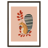 Squirrel In A Pink Autumn thumbnail