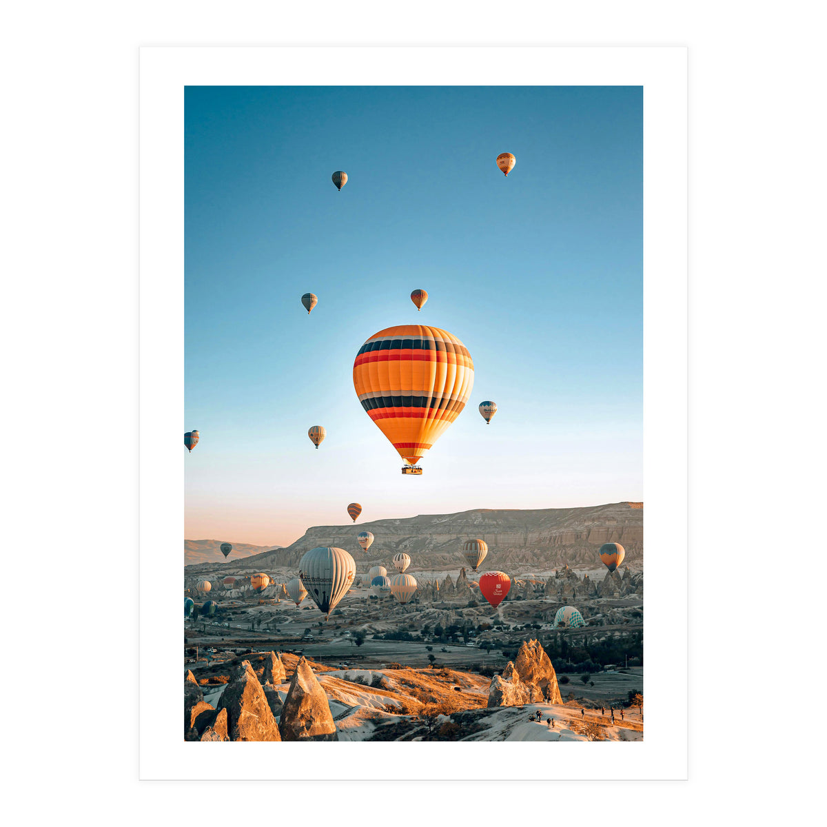 Hot Air Balloons Cappadocia Sunrise (Print Only)