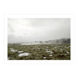 Remaining snow in the late summer greenfield - Iceland  (Print Only) thumbnail
