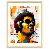 Stevie Wonder Colorful Abstract Retro Art thumbnail