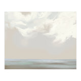 Abstract muted sea and clouds oil painting  (Print Only) thumbnail