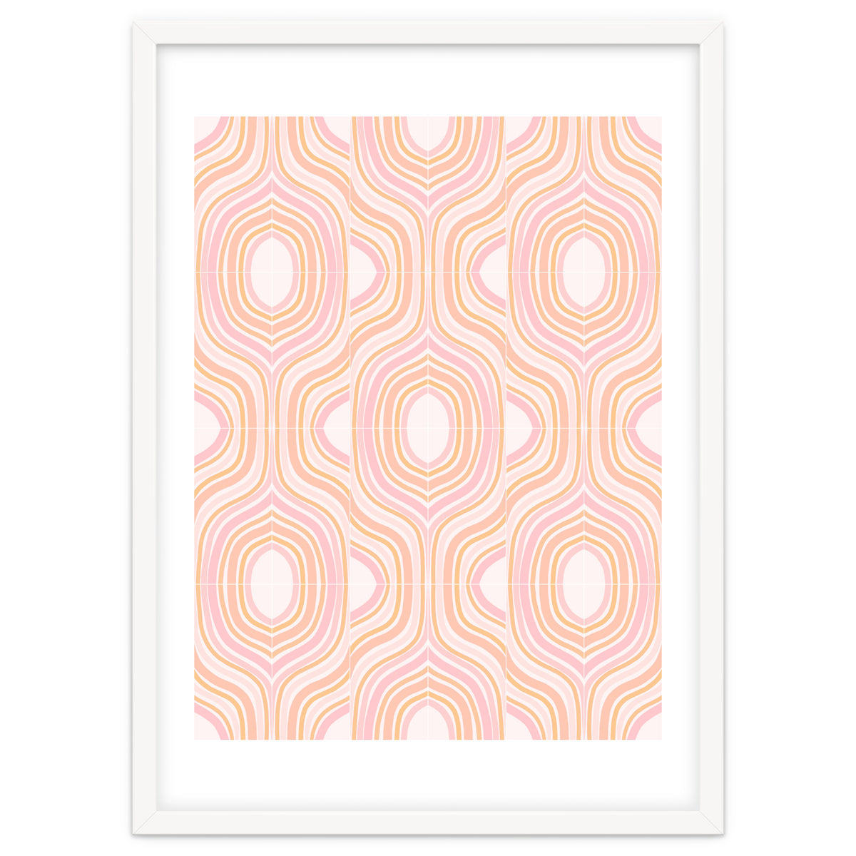 Peachy Marbled Tiles