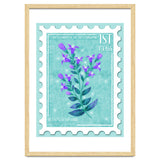 The Buckinghamshire Chiltern Gentian Postage Stamp thumbnail