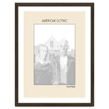 American Gothic – Grant Wood (ascii Art) thumbnail