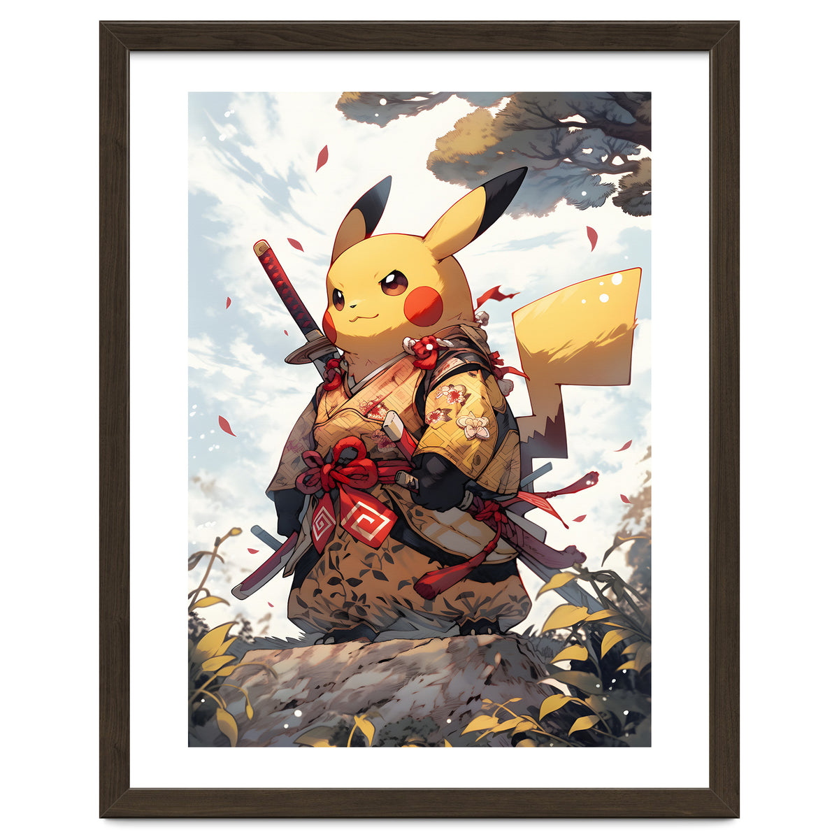 Pikachu Pokemon Samurai