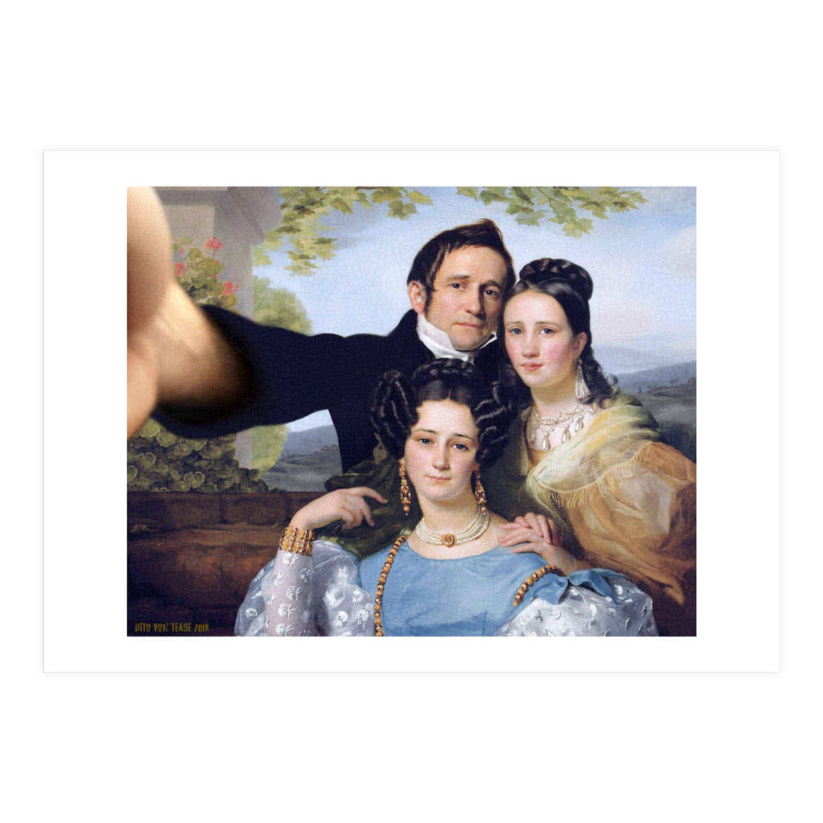 François Joseph Navez - Selfie (Print Only)