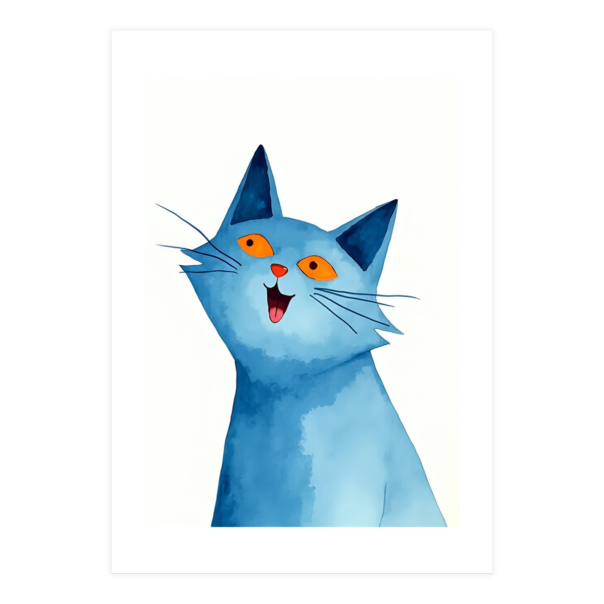 Eyes Orange (Print Only)