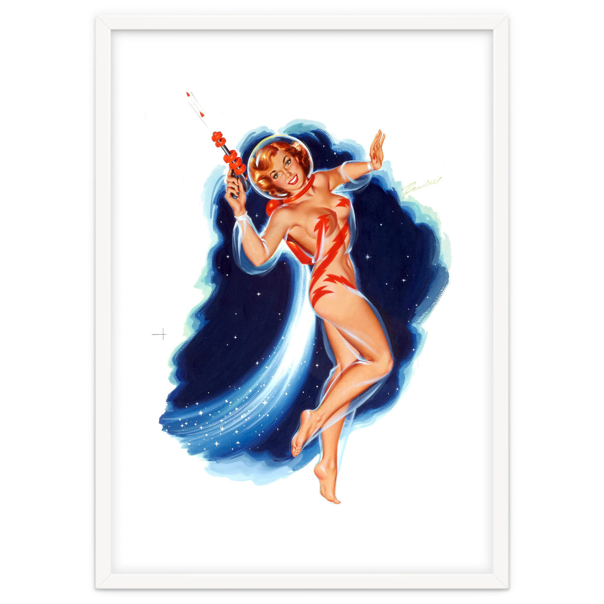 Pinup Astronaut Girl