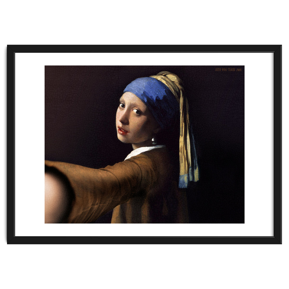 Girl With A Pearl Earring - Vermeer - Selfie